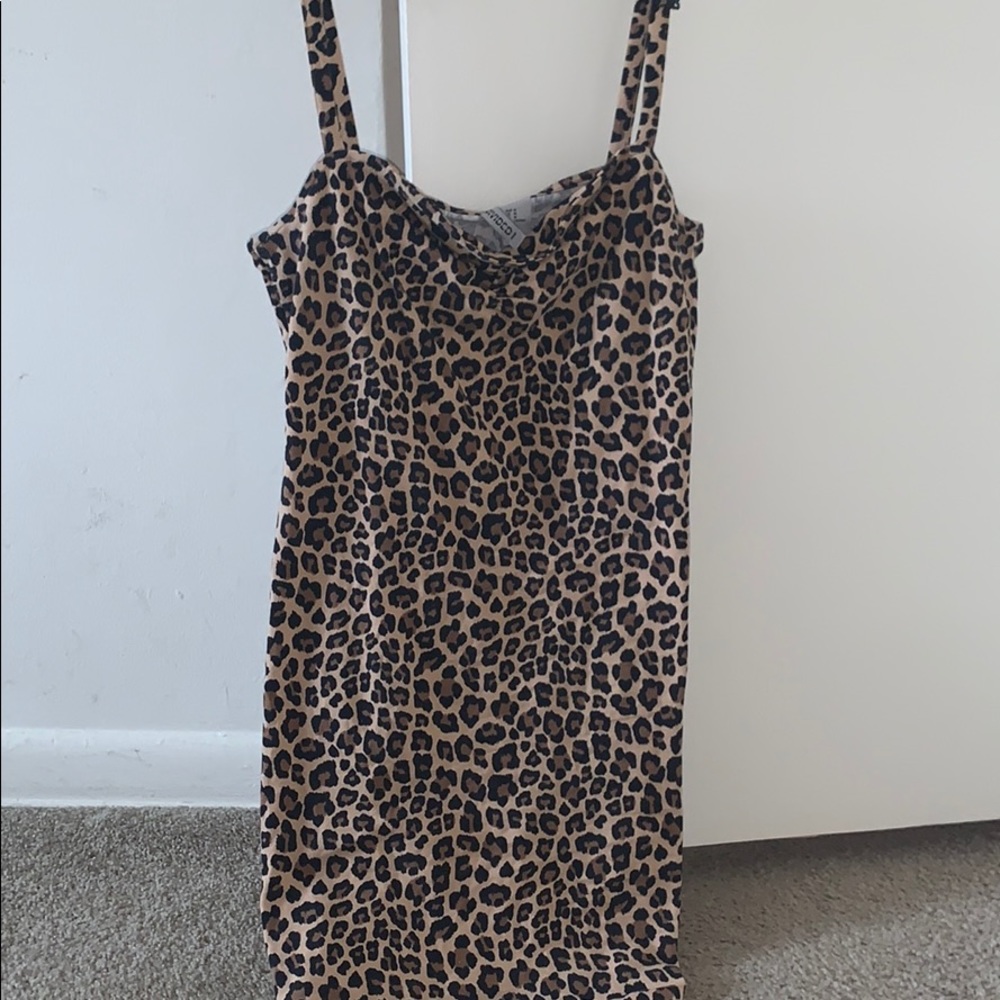 Cheetah Print Bodycon Dress
